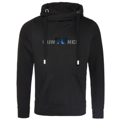 Motiv: Cross Neck Hoodie - Gun76ner Lang - bestimme auf Wunsch Details wie Produkt, Grösse, Farbe und Position selbst ! Motiv: Cross Neck Hoodie - Gun76ner Lang