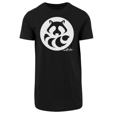 Motiv: Shaped Long Tee - Logo - bestimme auf Wunsch Details wie Produkt, Grösse, Farbe und Position selbst ! Motiv: Shaped Long Tee - Logo