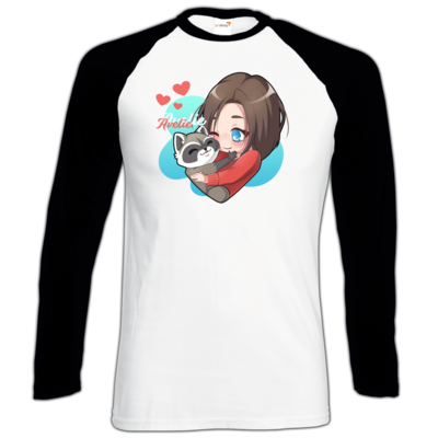 Motiv: Longsleeve Baseball T - Hug - bestimme auf Wunsch Details wie Produkt, Grösse, Farbe und Position selbst ! Motiv: Longsleeve Baseball T - Hug