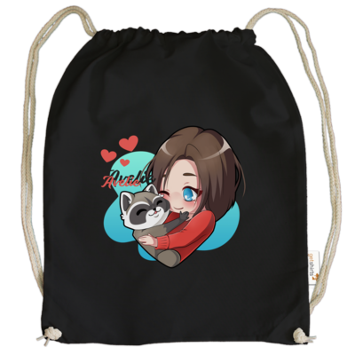 Motiv: Cotton Gymsac - Hug - bestimme auf Wunsch Details wie Produkt, Grösse, Farbe und Position selbst ! Motiv: Cotton Gymsac - Hug