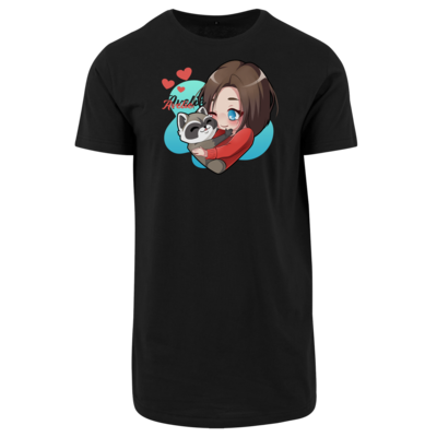Motiv: Shaped Long Tee - Hug - bestimme auf Wunsch Details wie Produkt, Grösse, Farbe und Position selbst ! Motiv: Shaped Long Tee - Hug
