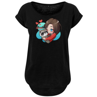 Motiv: Ladies Long Slub Tee - Hug - bestimme auf Wunsch Details wie Produkt, Grösse, Farbe und Position selbst ! Motiv: Ladies Long Slub Tee - Hug