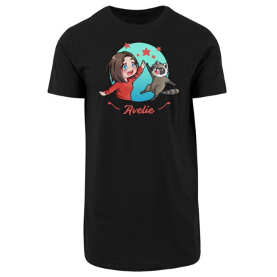 Motiv: Shaped Long Tee - Highfive - bestimme auf Wunsch Details wie Produkt, Grösse, Farbe und Position selbst ! Motiv: Shaped Long Tee - Highfive