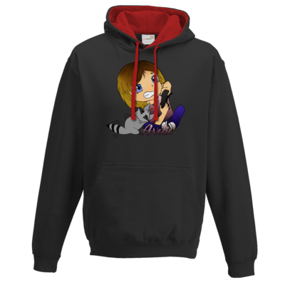 Motiv: Two-Tone Hoodie - Avelie - Logo - bestimme auf Wunsch Details wie Produkt, Grösse, Farbe und Position selbst ! Motiv: Two-Tone Hoodie - Avelie - Logo