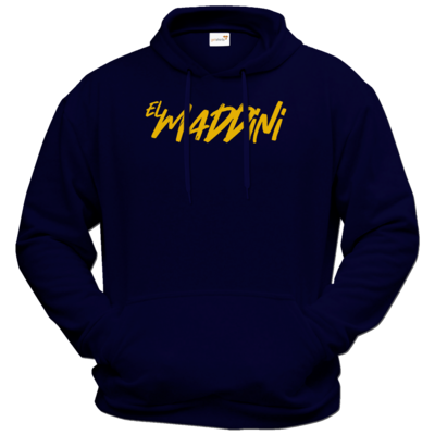 Motiv: Hoodie Premium FAIR WEAR - Elmaddini-Schriftzug - bestimme auf Wunsch Details wie Produkt, Grösse, Farbe und Position selbst ! Motiv: Hoodie Premium FAIR WEAR - Elmaddini-Schriftzug