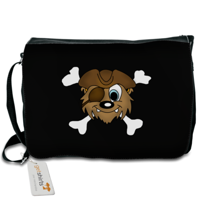 Motiv: Schultertasche - PIRATENBAER - bestimme auf Wunsch Details wie Produkt, Grösse, Farbe und Position selbst ! Motiv: Schultertasche - PIRATENBAER