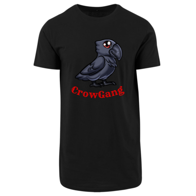 Motiv: Shaped Long Tee - CrowRabe - bestimme auf Wunsch Details wie Produkt, Grösse, Farbe und Position selbst ! Motiv: Shaped Long Tee - CrowRabe