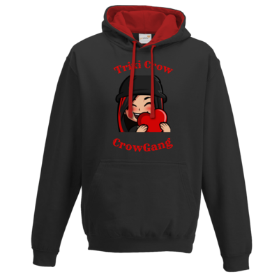 Motiv: Two-Tone Hoodie - Trixi in Love - bestimme auf Wunsch Details wie Produkt, Grösse, Farbe und Position selbst ! Motiv: Two-Tone Hoodie - Trixi in Love