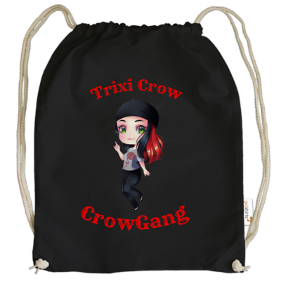 Motiv: Cotton Gymsac - Trixi Chibi 1 - bestimme auf Wunsch Details wie Produkt, Grösse, Farbe und Position selbst ! Motiv: Cotton Gymsac - Trixi Chibi 1