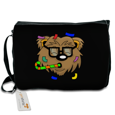 Motiv: Schultertasche - HYPEBAER - bestimme auf Wunsch Details wie Produkt, Grösse, Farbe und Position selbst ! Motiv: Schultertasche - HYPEBAER