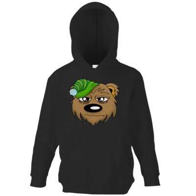 Motiv: Kids Hooded Sweat - Schlafbaer - bestimme auf Wunsch Details wie Produkt, Grösse, Farbe und Position selbst ! Motiv: Kids Hooded Sweat - Schlafbaer