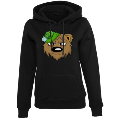 Motiv: Womens Heavy Hoody - Schlafbaer - bestimme auf Wunsch Details wie Produkt, Grösse, Farbe und Position selbst ! Motiv: Womens Heavy Hoody - Schlafbaer