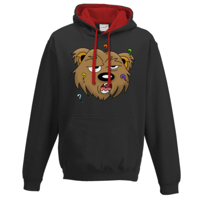 Motiv: Two-Tone Hoodie - WIE WIE WAT - bestimme auf Wunsch Details wie Produkt, Grösse, Farbe und Position selbst ! Motiv: Two-Tone Hoodie - WIE WIE WAT