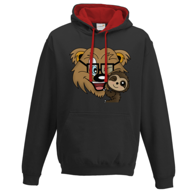 Motiv: Two-Tone Hoodie - BAERMILUHUG - bestimme auf Wunsch Details wie Produkt, Grösse, Farbe und Position selbst ! Motiv: Two-Tone Hoodie - BAERMILUHUG