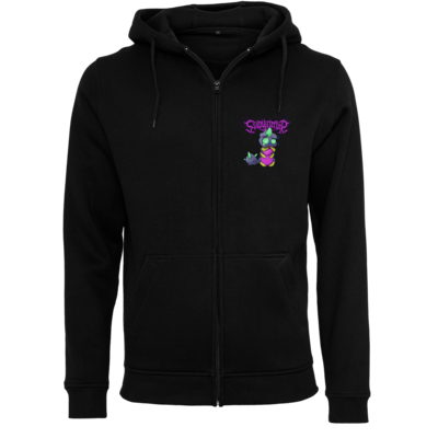 Motiv: Heavy Zip-Hoodie - Ängstlicher Stahlkriecher - bestimme auf Wunsch Details wie Produkt, Grösse, Farbe und Position selbst ! Motiv: Heavy Zip-Hoodie - Ängstlicher Stahlkriecher