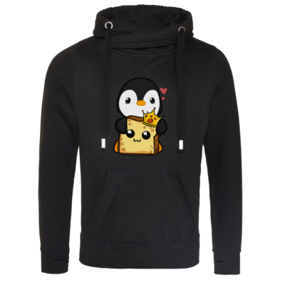 Motiv: Cross Neck Hoodie - PinguToast - bestimme auf Wunsch Details wie Produkt, Grösse, Farbe und Position selbst ! Motiv: Cross Neck Hoodie - PinguToast