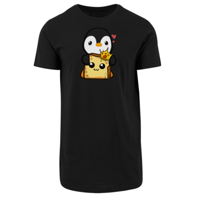 Motiv: Shaped Long Tee - PinguToast - bestimme auf Wunsch Details wie Produkt, Grösse, Farbe und Position selbst ! Motiv: Shaped Long Tee - PinguToast