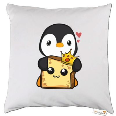 Motiv: Kissen - PinguToast - bestimme auf Wunsch Details wie Produkt, Grösse, Farbe und Position selbst ! Motiv: Kissen - PinguToast