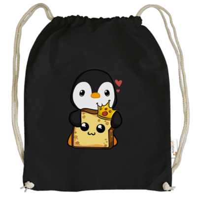 Motiv: Cotton Gymsac - PinguToast - bestimme auf Wunsch Details wie Produkt, Grösse, Farbe und Position selbst ! Motiv: Cotton Gymsac - PinguToast