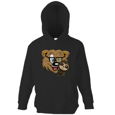 Motiv: Kids Hooded Sweat - BAERMILUHUG - bestimme auf Wunsch Details wie Produkt, Grösse, Farbe und Position selbst ! Motiv: Kids Hooded Sweat - BAERMILUHUG