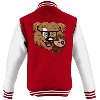 Motiv: College Jacke - BAERMILUHUG - bestimme auf Wunsch Details wie Produkt, Grösse, Farbe und Position selbst ! Motiv: College Jacke - BAERMILUHUG