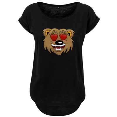 Motiv: Ladies Long Slub Tee - Love - bestimme auf Wunsch Details wie Produkt, Grösse, Farbe und Position selbst ! Motiv: Ladies Long Slub Tee - Love