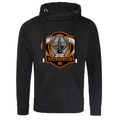 Motiv: Cross Neck Hoodie - LogoBaer - bestimme auf Wunsch Details wie Produkt, Grösse, Farbe und Position selbst ! Motiv: Cross Neck Hoodie - LogoBaer