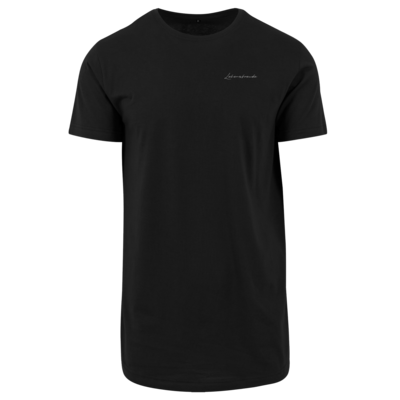 Motiv: Shaped Long Tee - Lebensfreude - bestimme auf Wunsch Details wie Produkt, Grösse, Farbe und Position selbst ! Motiv: Shaped Long Tee - Lebensfreude