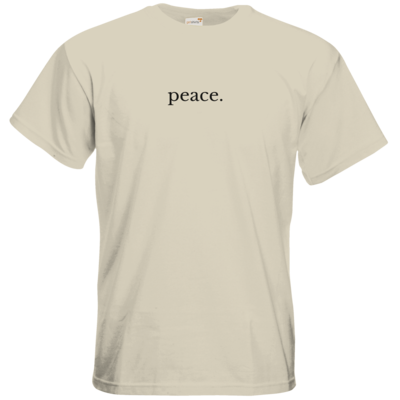 Motiv: T-Shirt Premium FAIR WEAR - Peace. - bestimme auf Wunsch Details wie Produkt, Grösse, Farbe und Position selbst ! Motiv: T-Shirt Premium FAIR WEAR - Peace.