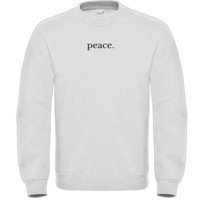 Motiv: Sweatshirt FAIR WEAR - Peace. - bestimme auf Wunsch Details wie Produkt, Grösse, Farbe und Position selbst ! Motiv: Sweatshirt FAIR WEAR - Peace.