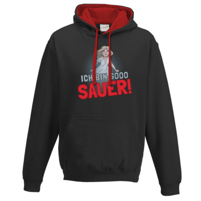 Motiv: Two-Tone Hoodie - Mimi sauer - bestimme auf Wunsch Details wie Produkt, Grösse, Farbe und Position selbst ! Motiv: Two-Tone Hoodie - Mimi sauer