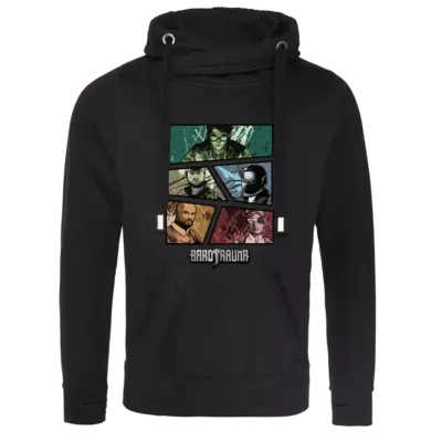 Motiv: Cross Neck Hoodie - Barotrauma - A Job For Everybody - bestimme auf Wunsch Details wie Produkt, Grösse, Farbe und Position selbst ! Motiv: Cross Neck Hoodie - Barotrauma - A Job For Everybody