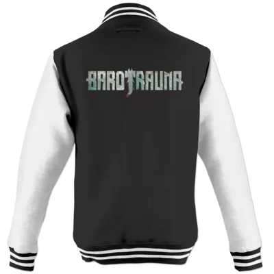 Motiv: College Jacke - Barotrauma Logo - bestimme auf Wunsch Details wie Produkt, Grösse, Farbe und Position selbst ! Motiv: College Jacke - Barotrauma Logo