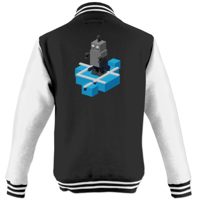 Motiv: College Jacke - Unrailed Bot - bestimme auf Wunsch Details wie Produkt, Grösse, Farbe und Position selbst ! Motiv: College Jacke - Unrailed Bot