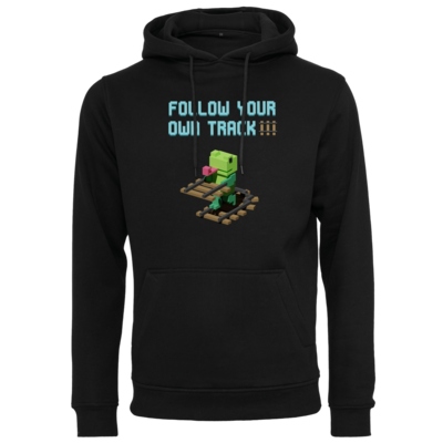 Motiv: Heavy Hoodie - Unrailed Frog - bestimme auf Wunsch Details wie Produkt, Grösse, Farbe und Position selbst ! Motiv: Heavy Hoodie - Unrailed Frog