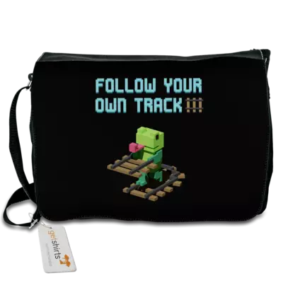 Motiv: Schultertasche - Unrailed Frog - bestimme auf Wunsch Details wie Produkt, Grösse, Farbe und Position selbst ! Motiv: Schultertasche - Unrailed Frog
