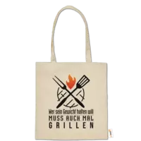 Motiv: Baumwolltasche - Oase Grillt 