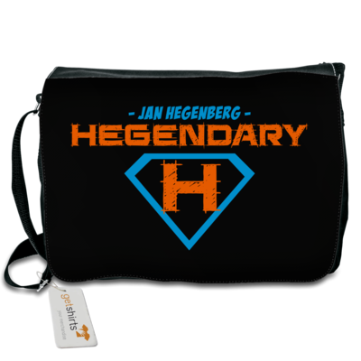 Motiv: Schultertasche - Hegendary - bestimme auf Wunsch Details wie Produkt, Grösse, Farbe und Position selbst ! Motiv: Schultertasche - Hegendary