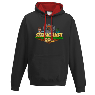Motiv: Two-Tone Hoodie - SteinCraftRPG - bestimme auf Wunsch Details wie Produkt, Grösse, Farbe und Position selbst ! Motiv: Two-Tone Hoodie - SteinCraftRPG