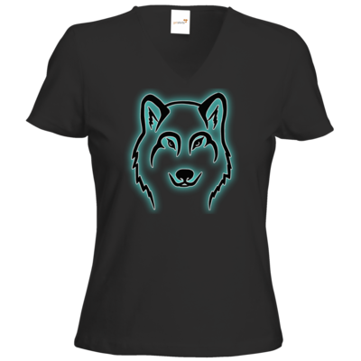 Motiv: T-Shirt Damen V-Neck Classic - Illiya Logo - bestimme auf Wunsch Details wie Produkt, Grösse, Farbe und Position selbst ! Motiv: T-Shirt Damen V-Neck Classic - Illiya Logo