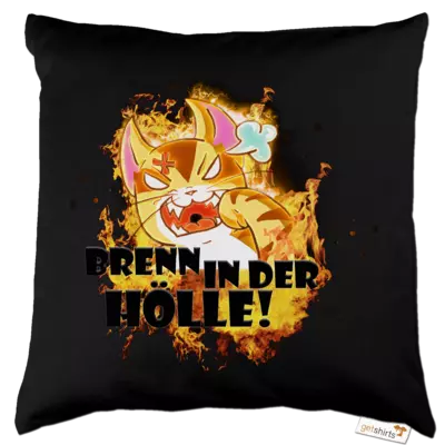Motiv: Kissen Baumwolle - Hölle - bestimme auf Wunsch Details wie Produkt, Grösse, Farbe und Position selbst ! Motiv: Kissen Baumwolle - Hölle