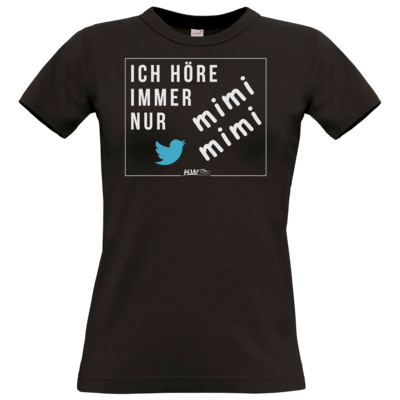 Motiv: T-Shirt Damen Premium FAIR WEAR - mimimimi - bestimme auf Wunsch Details wie Produkt, Grösse, Farbe und Position selbst ! Motiv: T-Shirt Damen Premium FAIR WEAR - mimimimi