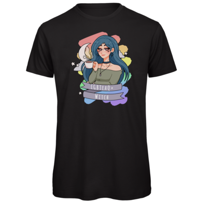 Motiv: Organic T-Shirt - LGBTeaQ Witch - bestimme auf Wunsch Details wie Produkt, Grösse, Farbe und Position selbst ! Motiv: Organic T-Shirt - LGBTeaQ Witch