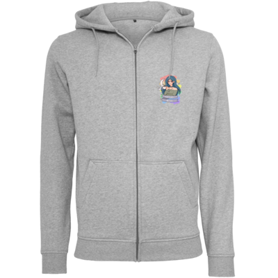 Motiv: Heavy Zip-Hoodie - LGBTeaQ Witch - bestimme auf Wunsch Details wie Produkt, Grösse, Farbe und Position selbst ! Motiv: Heavy Zip-Hoodie - LGBTeaQ Witch