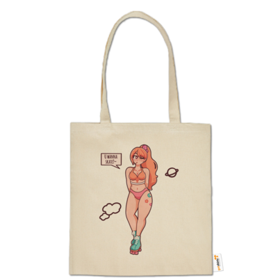 Motiv: Baumwolltasche - U wanna skate?~ - bestimme auf Wunsch Details wie Produkt, Grösse, Farbe und Position selbst ! Motiv: Baumwolltasche - U wanna skate?~