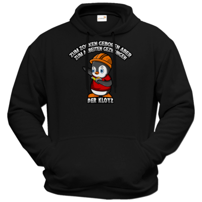 Motiv: Hoodie Premium FAIR WEAR - Zum Zocken geboren - bestimme auf Wunsch Details wie Produkt, Grösse, Farbe und Position selbst ! Motiv: Hoodie Premium FAIR WEAR - Zum Zocken geboren