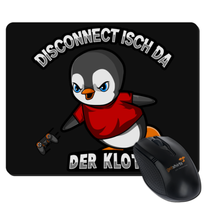 Motiv: Mousepad Textil - Disconnect isch da - bestimme auf Wunsch Details wie Produkt, Grösse, Farbe und Position selbst ! Motiv: Mousepad Textil - Disconnect isch da