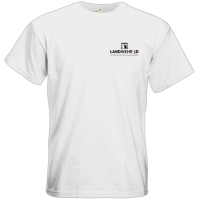 Motiv: T-Shirt Premium FAIR WEAR - Logo Landwehr 3D - bestimme auf Wunsch Details wie Produkt, Grösse, Farbe und Position selbst ! Motiv: T-Shirt Premium FAIR WEAR - Logo Landwehr 3D