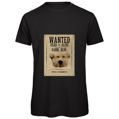 Motiv: Organic T-Shirt - WANTEDBAER - bestimme auf Wunsch Details wie Produkt, Grösse, Farbe und Position selbst ! Motiv: Organic T-Shirt - WANTEDBAER