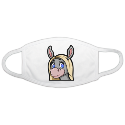 Motiv: Gesichtsmaske - Esel